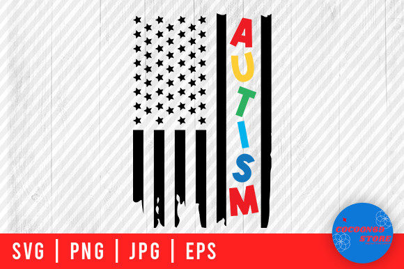Autism Awareness Flag SVG: A Graphic Design Asset for Crafts and Marketing