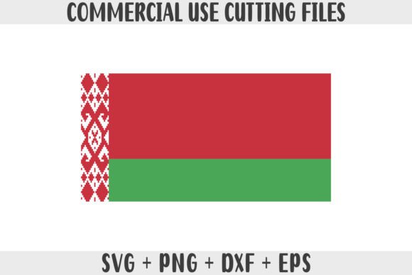 Belarus Flag SVG Graphics for Crafts