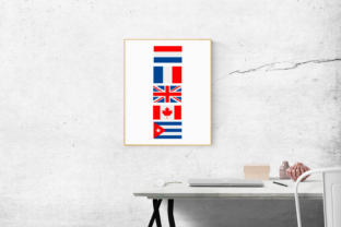 International Flag Graphics for Local Business Branding