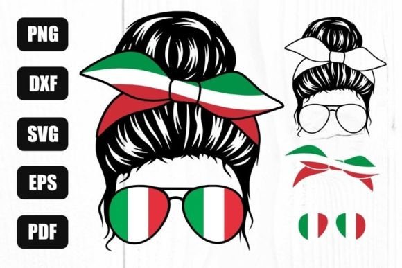 Italy Flag Svg, Italian Mom Life Svg: A Graphic Asset for Crafts and Local Branding