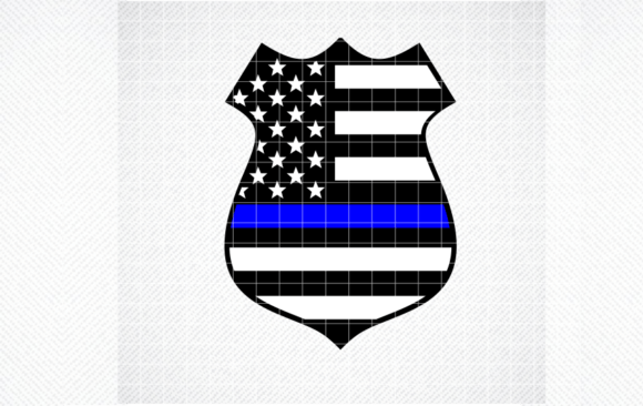 Police Badge SVG for Crafts and Graphics